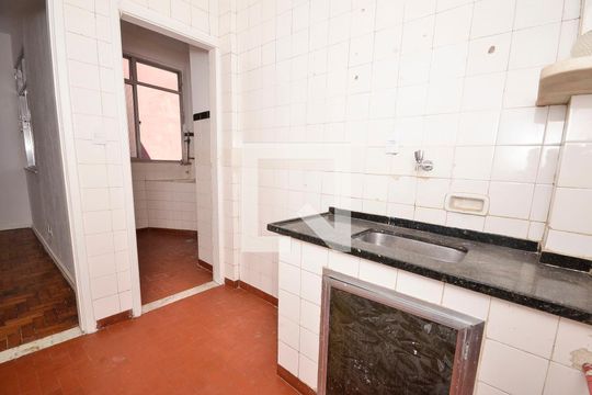 Cozinha  de apartamento para alugar com 1 quarto, 40m² em Santa Teresa, Rio de Janeiro