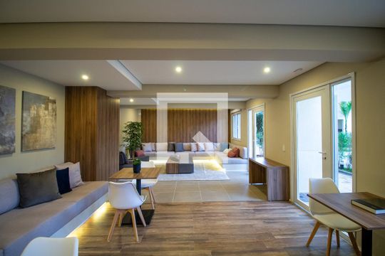 Área comum - Salão de festas de apartamento para alugar com 1 quarto, 49m² em Vila Ema, São Paulo