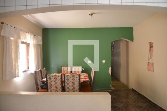 Sala de Jantar de casa à venda com 3 quartos, 129m² em Vila Tibiriçá, Santo André