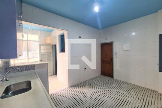 Cozinha de apartamento à venda com 3 quartos, 107m² em Riachuelo, Rio de Janeiro