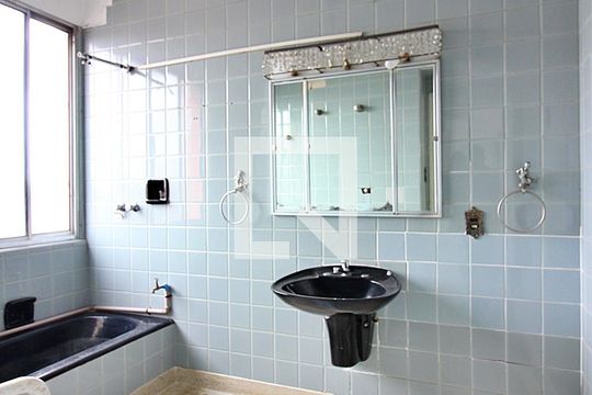 Banheiro do Quarto 1 - Suíte de apartamento à venda com 3 quartos, 156m² em Centro, São Bernardo do Campo