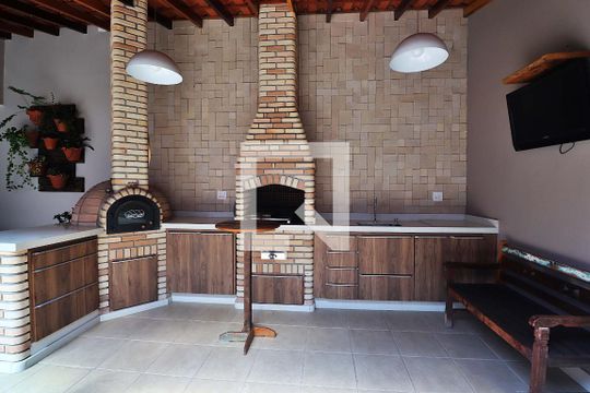 Área Gourmet de casa à venda com 3 quartos, 316m² em Jardim Bom Pastor, Santo André