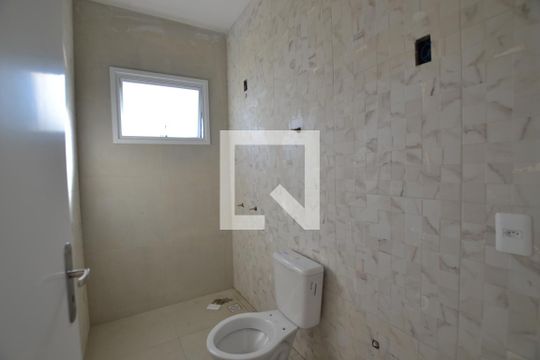 Banheiro da Suíte 1 de casa à venda com 2 quartos, 94m² em Aberta dos Morros, Porto Alegre