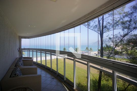 Varanda da Sala de apartamento para alugar com 2 quartos, 64m² em Recreio dos Bandeirantes, Rio de Janeiro