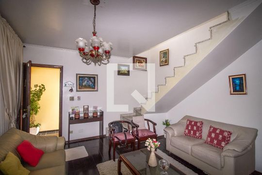 Sala de Estar de casa à venda com 3 quartos, 299m² em São Lucas, São Paulo