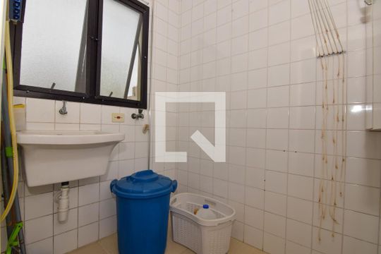 Área de Serviço de apartamento para alugar com 2 quartos, 73m² em Jardim Las Palmas, Guarujá