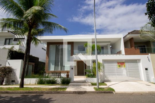 Fachada da Casa de casa de condomínio à venda com 4 quartos, 540m² em Barra da Tijuca, Rio de Janeiro