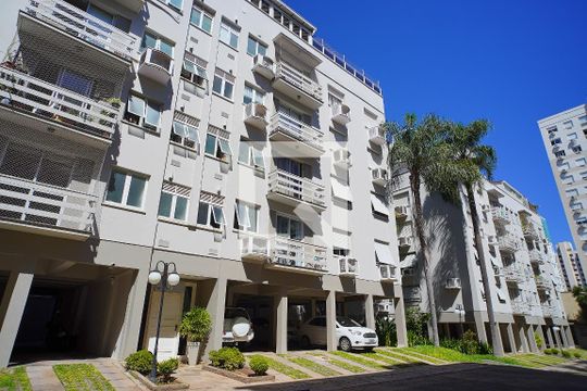 Fachada do bloco de apartamento à venda com 3 quartos, 77m² em Passo D’areia, Porto Alegre