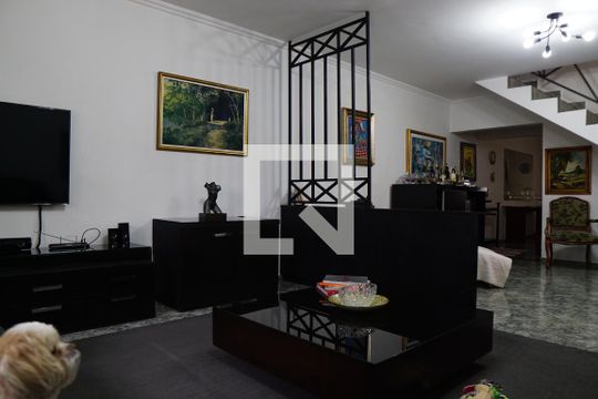 Sala de casa para alugar com 4 quartos, 444m² em Vila Palmeiras, São Paulo