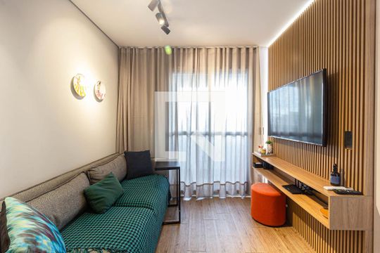 Sala de apartamento à venda com 1 quarto, 28m² em Bela Vista, São Paulo