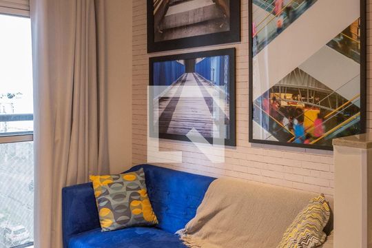 Sala de apartamento para alugar com 1 quarto, 28m² em Água Branca, São Paulo