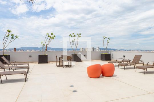 Área Comum - Rooftop de apartamento para alugar com 1 quarto, 28m² em Água Branca, São Paulo