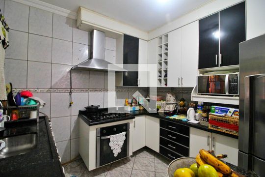 Cozinha de casa à venda com 3 quartos, 269m² em Vila Homero Thon, Santo André