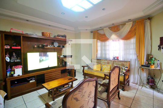 Sala de casa à venda com 3 quartos, 269m² em Vila Homero Thon, Santo André