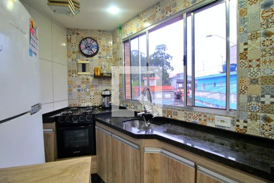 Cozinha de casa para alugar com 1 quarto, 50m² em Centreville, Santo André