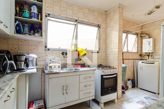 Cozinha de apartamento à venda com 2 quartos, 54m² em Jabaquara, São Paulo