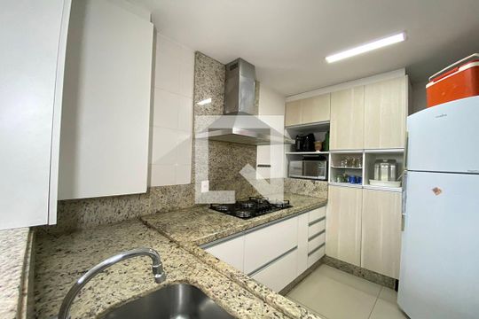 Cozinha de apartamento à venda com 3 quartos, 105m² em Centro, Novo Hamburgo