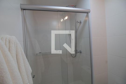Banheiro de kitnet/studio à venda com 1 quarto, 50m² em Chácara Santo Antônio (zona Sul), São Paulo