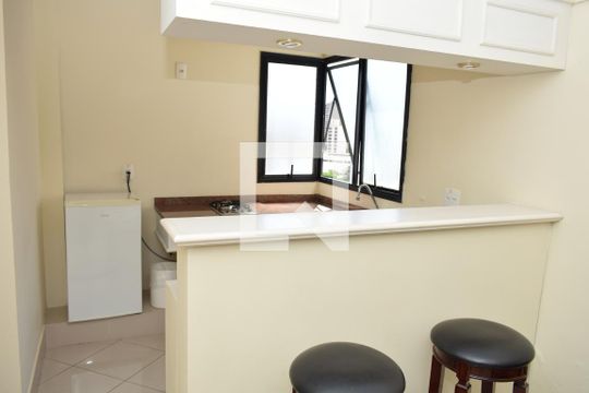 Cozinha de kitnet/studio à venda com 1 quarto, 40m² em Anhangabaú, Jundiaí