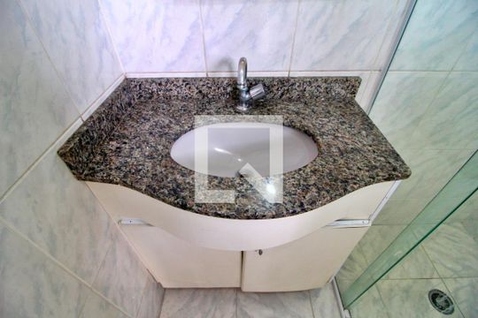 Banheiro da Suíte de apartamento à venda com 2 quartos, 89m² em Campestre, Santo André