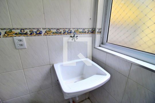 Área de Serviço de apartamento à venda com 2 quartos, 89m² em Campestre, Santo André