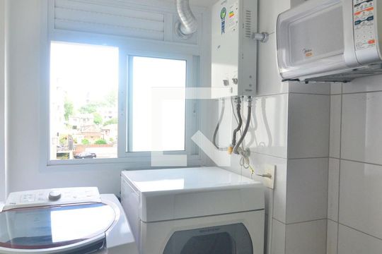 Área de serviço de apartamento à venda com 2 quartos, 51m² em Centro, Canoas