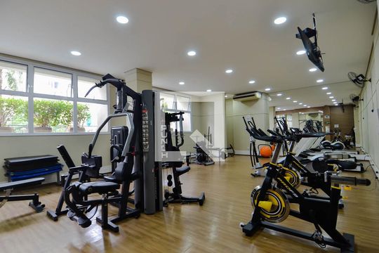 Área comum - Academia de apartamento para alugar com 2 quartos, 83m² em Jardim Flor da Montanha, Guarulhos