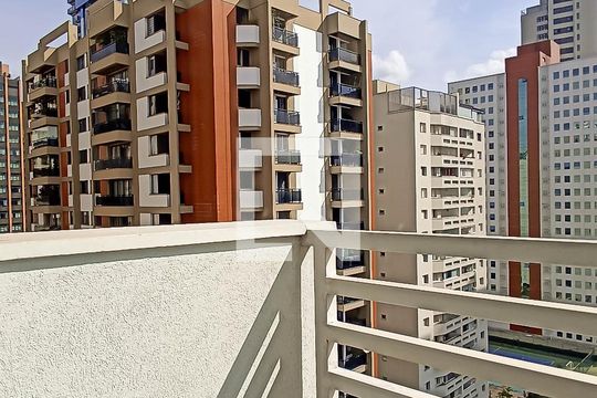 Varanda quarto de apartamento à venda com 1 quarto, 35m² em Alphaville Industrial, Barueri