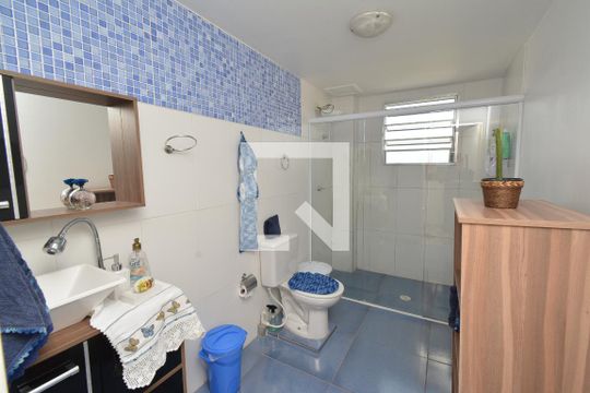 Banheiro de apartamento para alugar com 1 quarto, 43m² em Vila Bremen, Guarulhos