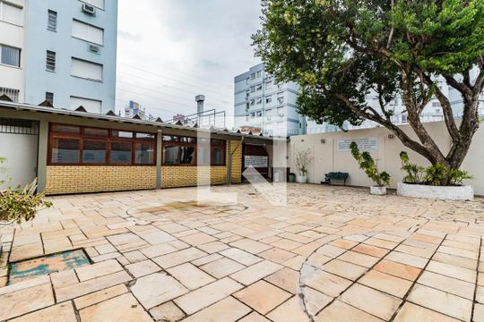 Área comum - Salão de festas de apartamento à venda com 1 quarto, 43m² em Partenon, Porto Alegre