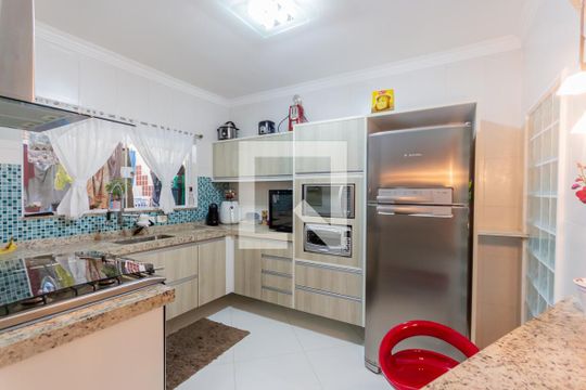 Cozinha de casa à venda com 4 quartos, 200m² em Parque das Nações, Santo André