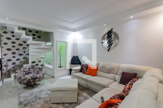 Sala de casa à venda com 4 quartos, 200m² em Parque das Nações, Santo André