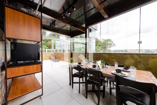 Área gourmet de apartamento à venda com 3 quartos, 140m² em Cinquentenario, Belo Horizonte