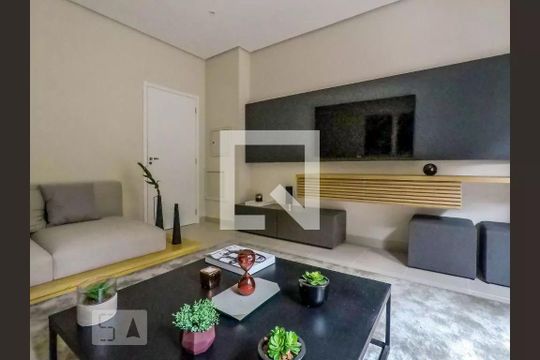 Área comum de kitnet/studio para alugar com 1 quarto, 28m² em Liberdade, São Paulo
