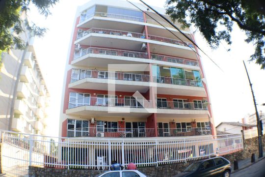 Fachada de apartamento à venda com 3 quartos, 86m² em Pechincha, Rio de Janeiro