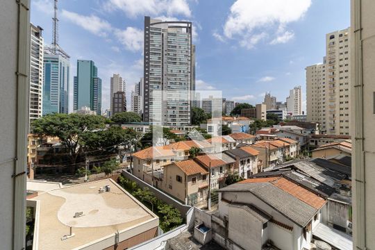Vista da Suíte de apartamento para alugar com 3 quartos, 98m² em Aclimação, São Paulo