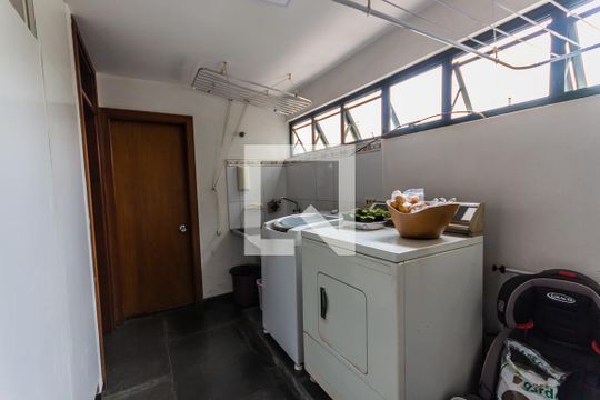 Área de Serviço de apartamento à venda com 4 quartos, 200m² em Centro, Santo André