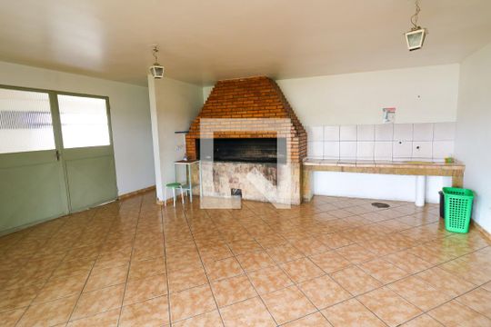Área comum - Churrasqueira de apartamento à venda com 1 quarto, 42m² em Cristal, Porto Alegre