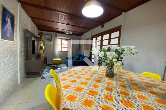 Sala de Jantar de casa à venda com 3 quartos, 70m² em Santo Afonso, Novo Hamburgo
