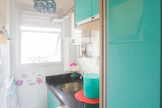 Área de Serviço de apartamento para alugar com 1 quarto, 37m² em Santo Amaro, São Paulo