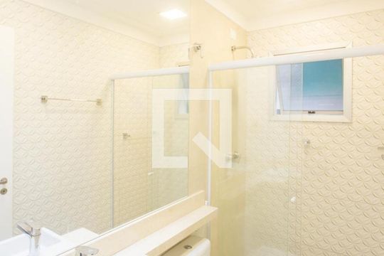 Banheiro de apartamento para alugar com 1 quarto, 37m² em Santo Amaro, São Paulo