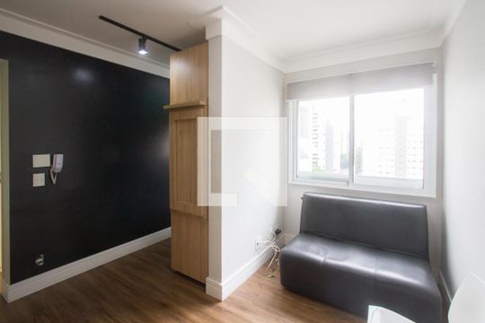 Sala de apartamento para alugar com 1 quarto, 37m² em Santo Amaro, São Paulo