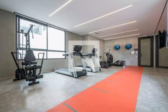 Área comum - Academia de apartamento para alugar com 2 quartos, 62m² em Campo Belo, São Paulo