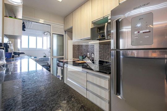 Cozinha de apartamento à venda com 1 quarto, 67m² em Perdizes, São Paulo