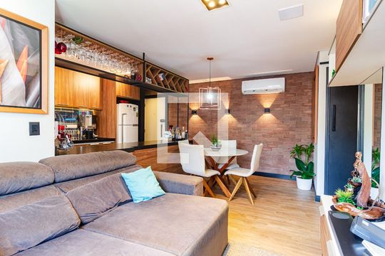 Sala de apartamento à venda com 3 quartos, 68m² em Vila Guarani (z Sul), São Paulo