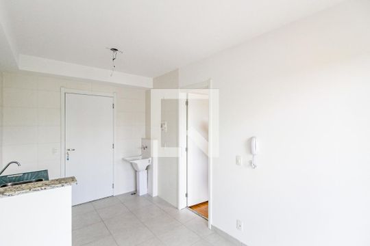Sala de apartamento à venda com 1 quarto, 27m² em Jardim Caravelas, São Paulo