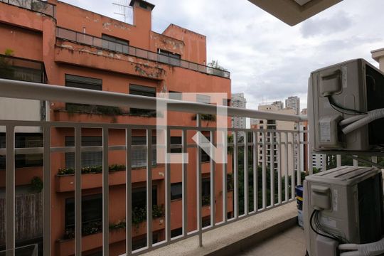 Varanda da Sala de apartamento à venda com 1 quarto, 65m² em Jardim Ampliação, São Paulo
