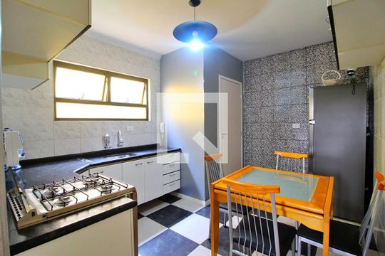 Cozinha de casa para alugar com 1 quarto, 62m² em Vila Bela Vista, Santo André