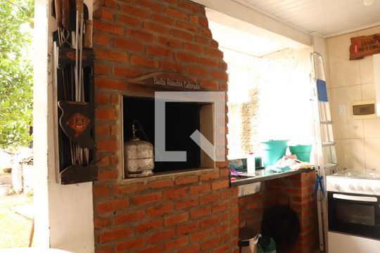 Área comum - Churrasqueira de casa à venda com 2 quartos, 360m² em Santos Dumont, São Leopoldo
