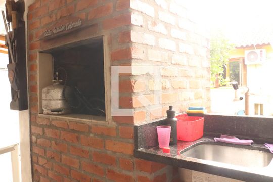 Área comum - Churrasqueira de casa à venda com 2 quartos, 360m² em Santos Dumont, São Leopoldo